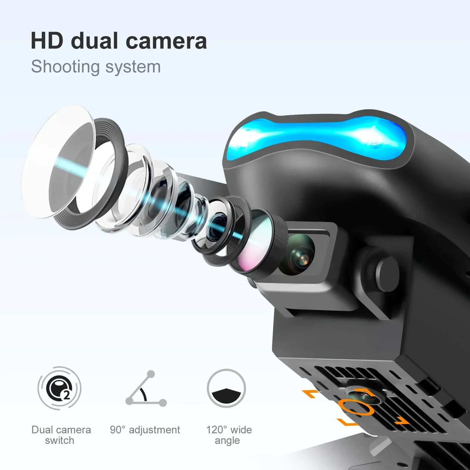New E99 Pro HD 4K Drone Dual C - Rc Helicopter Electric recension och pris