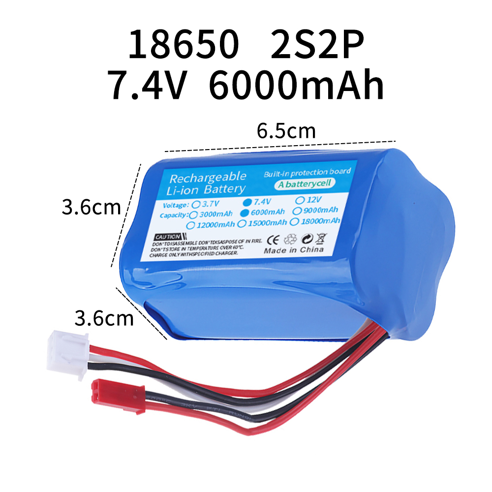 7.4V 6000mah 9000mAh 12000mah  - Rc Helicopter Battery recension och pris