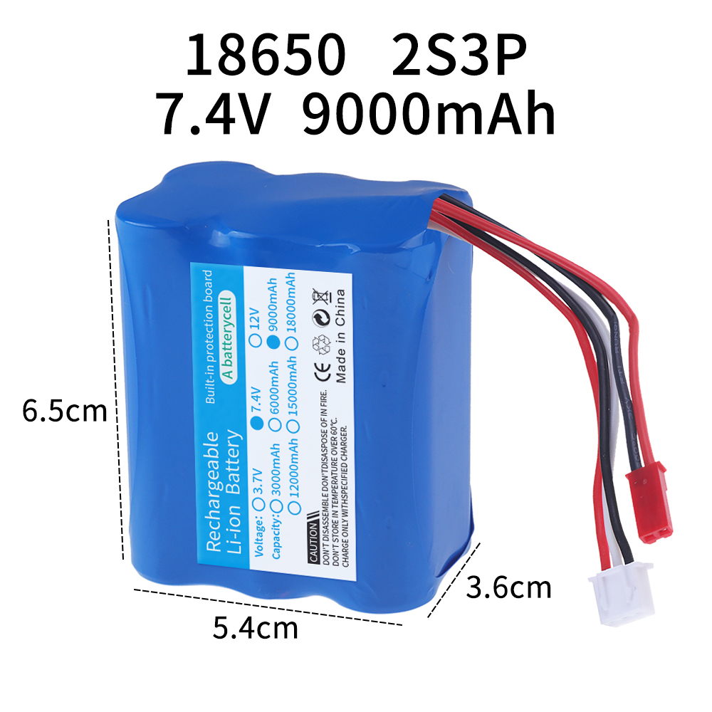 7.4V 6000mah 9000mAh 12000mah  - Rc Helicopter Battery recension och pris
