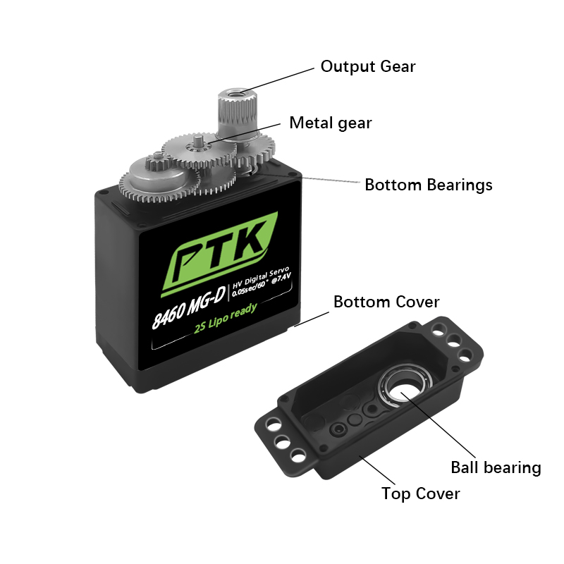 PTK 8460 MG-D9gDigital servo M - Rc Helicopter Electric recension och pris