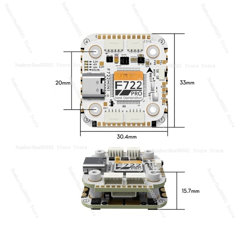 GOKU F722 PRO V2 MPU6000 Fligh - Betaflight Fc F7 recension och pris
