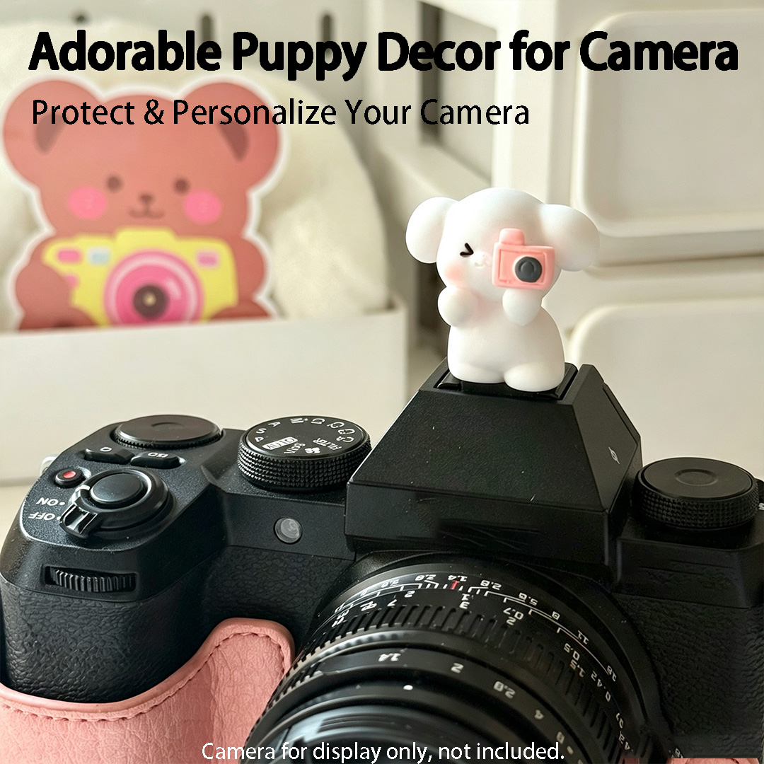 Cute 3D Puppy Camera Hot Shoe  - Canon Camera Eos R8 recension och pris
