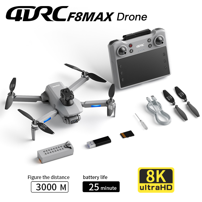 F8 MAX GPS Drone Professional  - Rc Helicopter Electric recension och pris